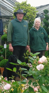 Richard and Lorraine of Downside Nurseries, Bradford on Avon